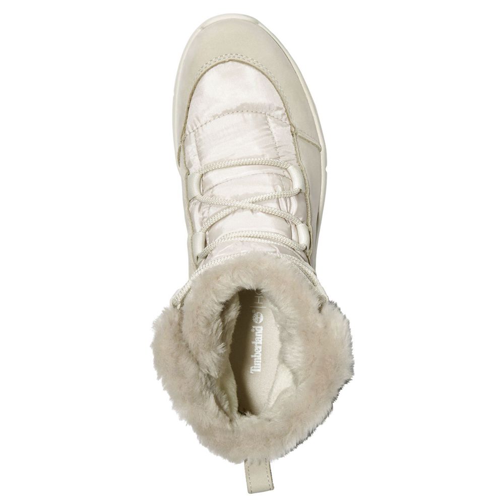 Botas de Inverno Feminino - Timberland Boltero Impermeavel - SHZBE4128 - Cinzentas